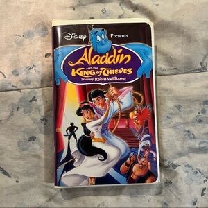 Disney Aladdin and the King of Thieves VHS (1996) Clamshell Tape